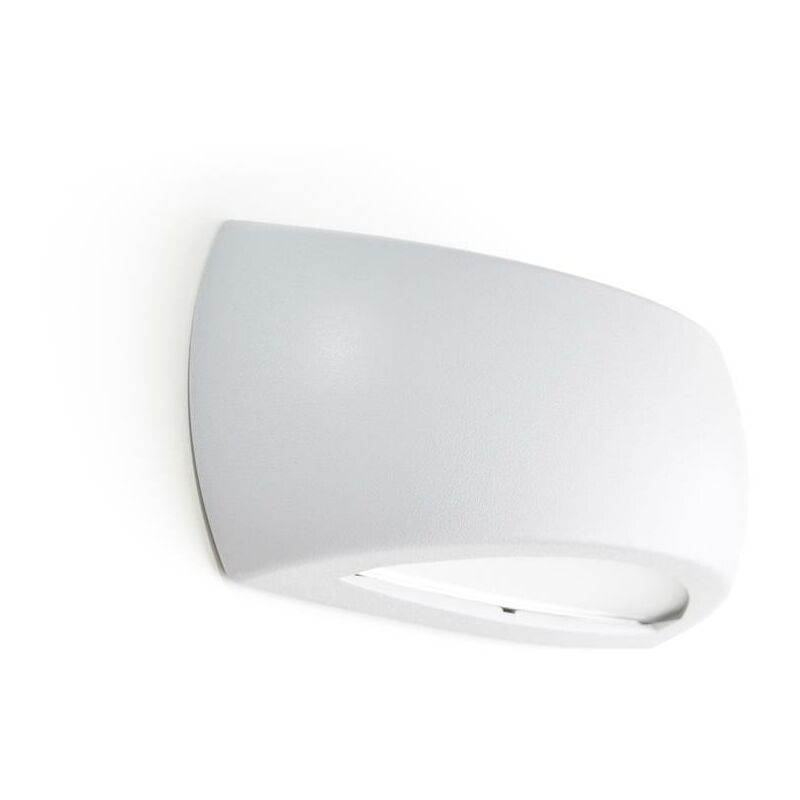 Dopo Lighting Aplique de pared calm blanco e27 exterior ip66. estilo terrazas balcones porches y fachadas. ip66 led filament 6w 2700k 646ag05x1a01