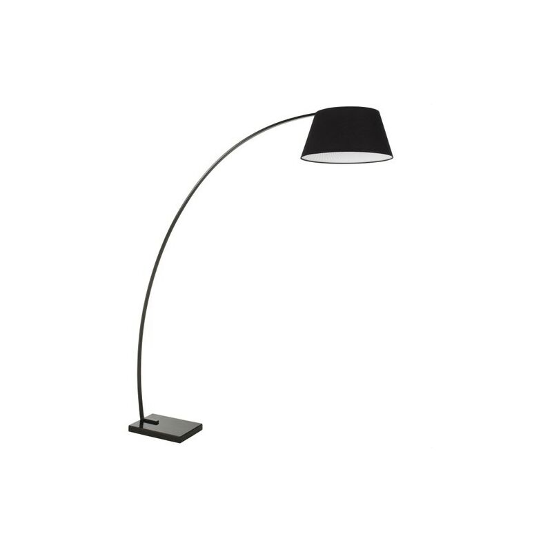 Exo Lighting Pie de zanzibar negra aceromármol y textil e27 uso interior ip20. suelo novolux 622ag05x1a02