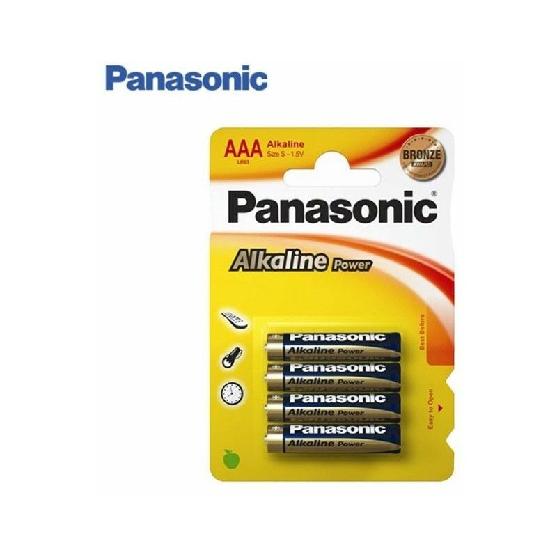 Pila Alkalina Panasonic Bronze Lr Aaa Blister Unidades