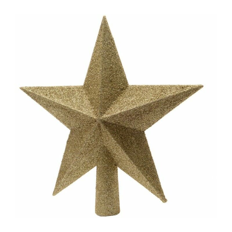 Estrella dorada para arbol de navidad EDM 71872
