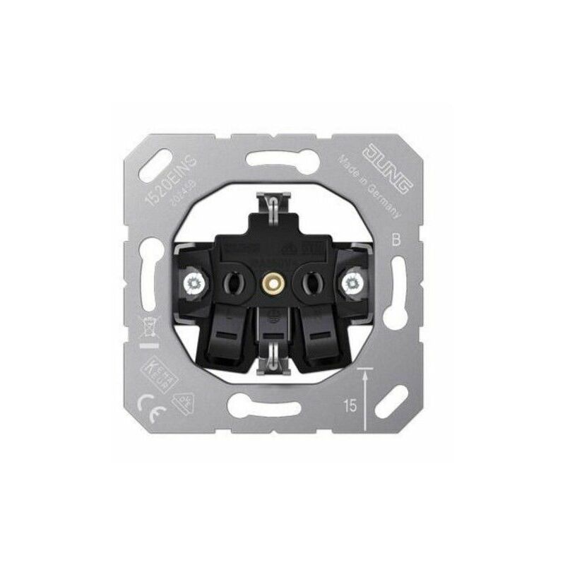 Base enchufe schuko conexión automática JUNG 1520EINS