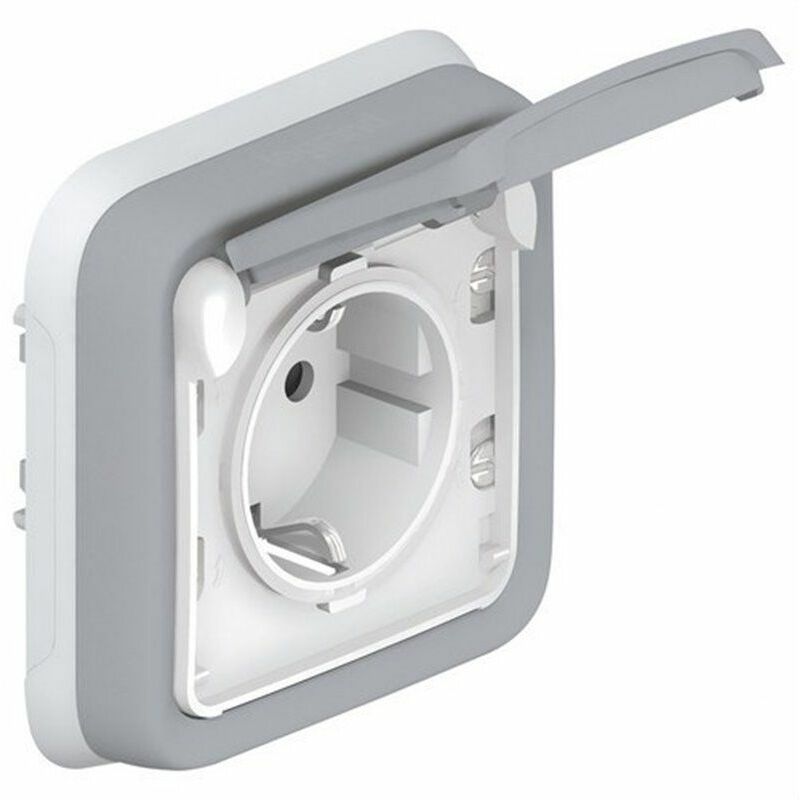 LEGRAND 069833 PLEXO  Mecanismo empotrar 2P + TT gris