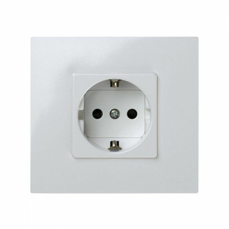 Base schuko monobloc embornamiento rapido blanco SIMON 27 PLAY 2791432-030