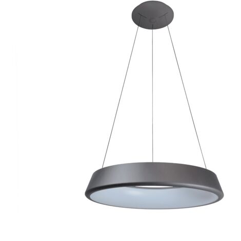 Lámpara LED de techo colgante "Lizer" (21W 3000K 1234lm) color plata (1/5)