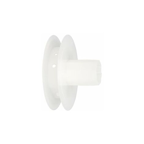 Disco Persiana Plastico Compacto Para Rodamieto 120x40 mm. Para Cinta 20 mm.