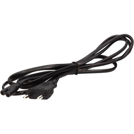 Cable conexión AC006 (2x0.75mm) 1,5M negro (1/4)