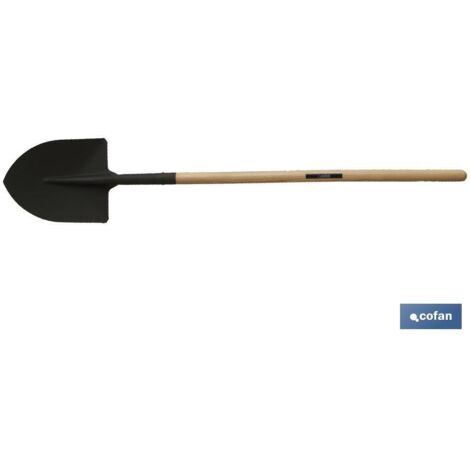 Pala redonda de acero pico sin puño COFAN 09517103