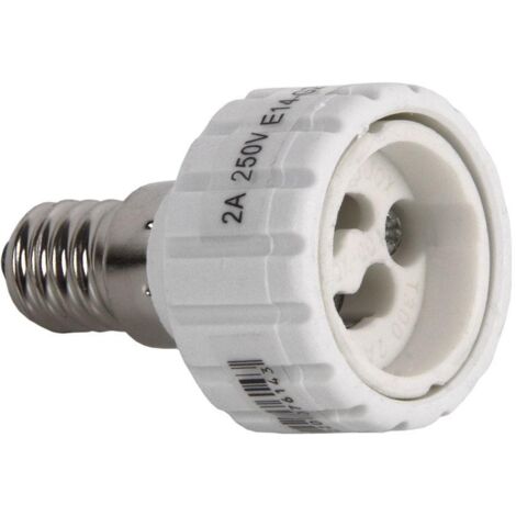 Portalamparas Adaptador E14 - Gu10 (1/3)