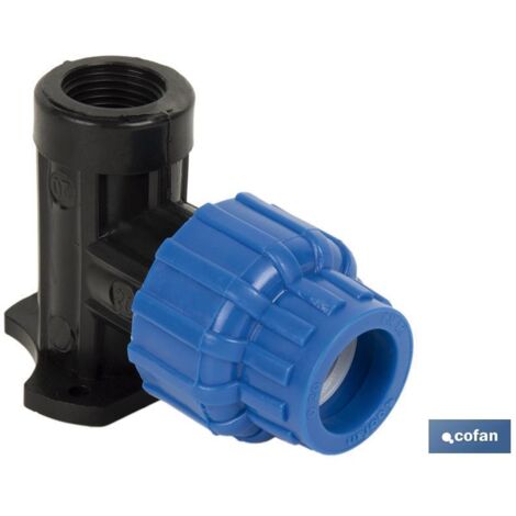 COFAN codo 90° grifo rosca hembra pp pn16 25 x 3/4 venta unitaria