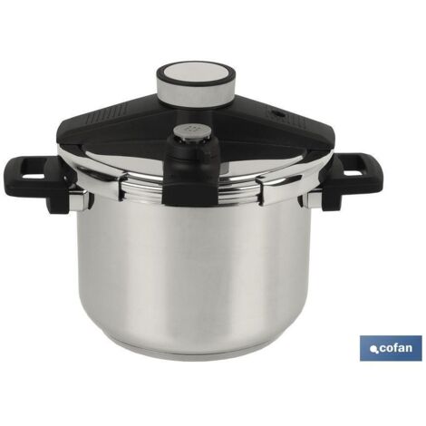 Olla Presión 6l INOX Inducción Modelo Queen