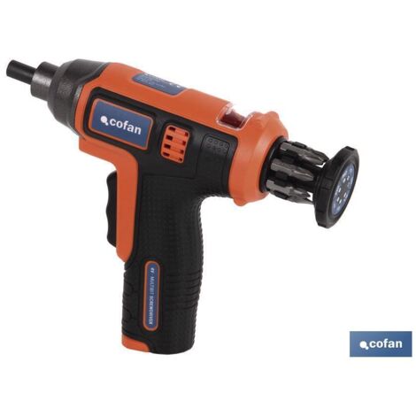 COFAN atornillador elect.4v(lit/lon) 1,3ah multi-puntas 8 en 1