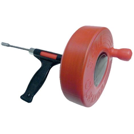 COFAN desatascador de tambor l-4,6 , Desatascador profesional con tambor en en el que se puede almacenar 4,6 metros de cable. Es perfecto para desatascar inodoros o limpiar desagüe