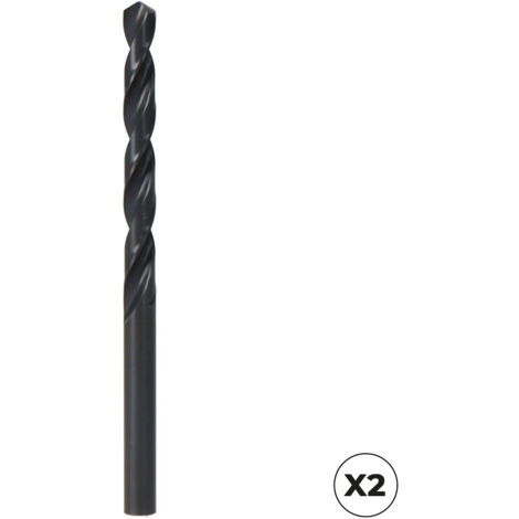 Broca cilíndrica corta hss din 338n, 2 uds, ø3,25 mm (1/5)