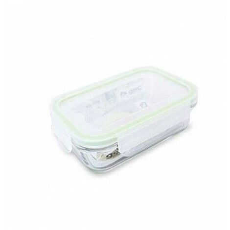 Taper hermetico rectangular cristal 400ml. GSC 2703105 (1/2)