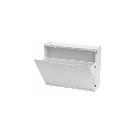 Zapatero Resina 51x17x41cm. Blanco