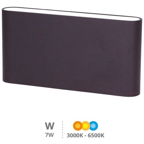 Bañador pared LED Feshi 10W 3000 - 4000 - 6000K Gris antracita (1/5)