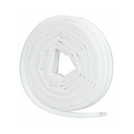 Burlete de silicona adhesivo 9mm 6M Blanco