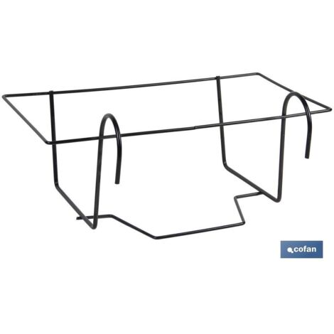 COFAN soporte jardinera 90015522 azahar negro 60 x 22 x 15 cm