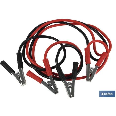 COFAN pinzas de arranque aisladas de zinc/acero 3m 600amp v.i.