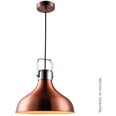 Lampara colgante Barum E27 1M Cobre (1/5)