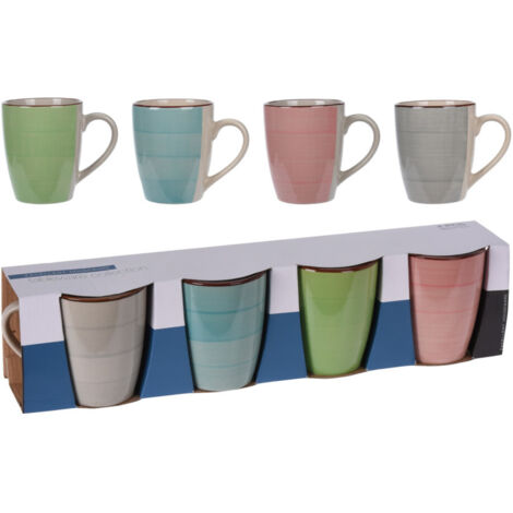 Juego de 4 Tazas Mug Excellent Houseware 360 ml