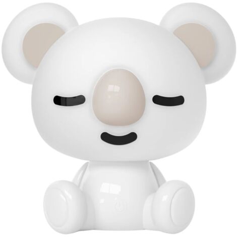Luz de noche infantil LED Koala 2,5W RGB + luz día batería recargable Blanco (1/5)