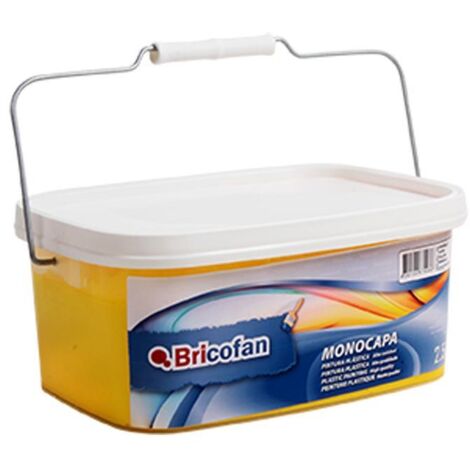 Pintura Plástica Monocapa Amarillo (2,5 Lt) (1/5)