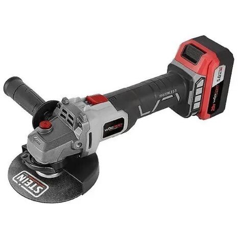 Amoladora brushless 115mm wōrgrip 20v batería 5.0ah (1/3)