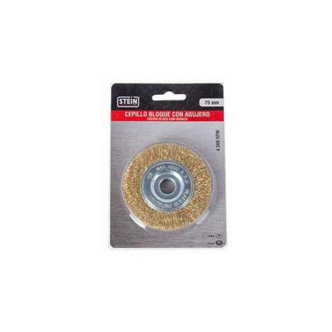 Cepillo bloque stein 75mm con agujero 13mm