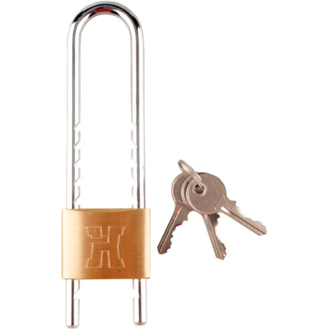 Candado latón handlock 50mm arco regulable (1/2)