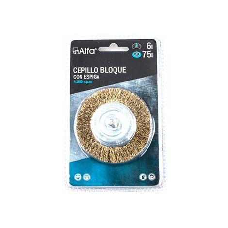 Cepillo bloque stein 75mm con espiga 6mm