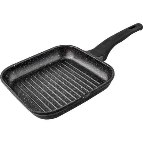 Grill piedra mango fijo supreme rayada 28cm (1/2)