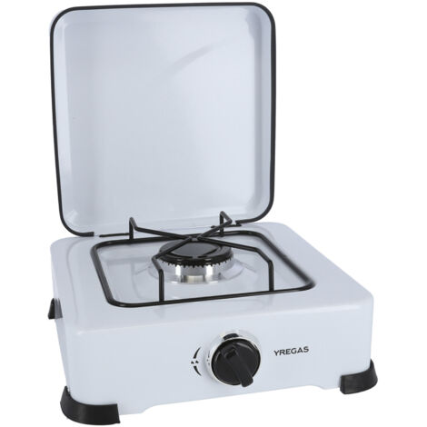 COCINA GAS ESMALTADA BLANCA 1 FUEGO - ALFA DYSER (1/2)