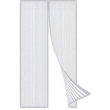 Mosquitera puerta con imán 120x230cm akhuo blanca (1/2)