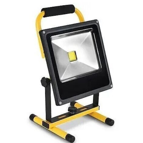 Proyector LED Matel recargable 10W 3000MAH IP65 Fría - Luz fría 6400K
