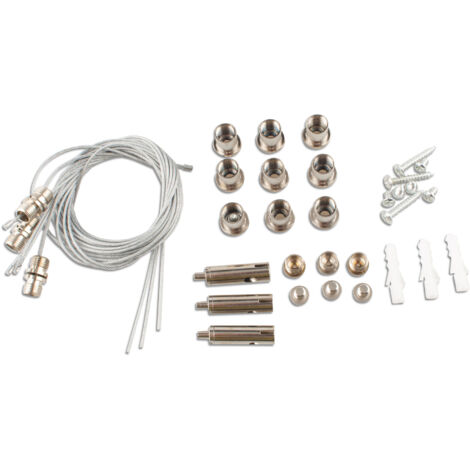 Kit cable acero colgador panel led matel 60x60cm