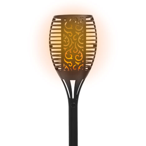 Antorcha solar led efecto llama 1800K korpass 2W