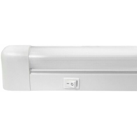 Regleta fluorescente matel interruptor tubo trifósforo 58W 150cm