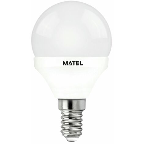 Bombilla LED Esférica 3 Intensidades E14 5W Fría Matel