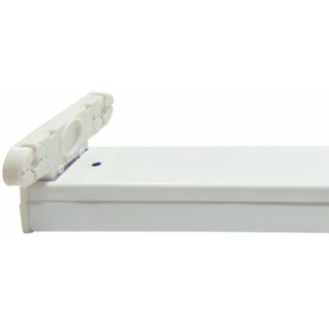 Regleta fluorescente matel 2 tubos trifósforo t8 36W 120cm
