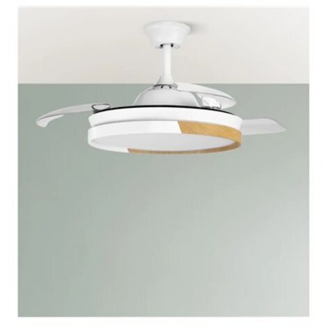 Ventilador de techo EMPERADOR 72W blanco / haya 3 aspas