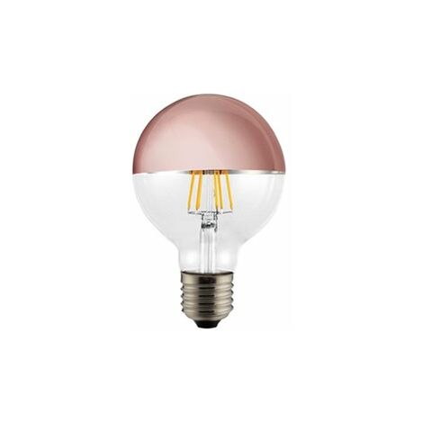 Bombilla LED vintage G95 “Half Mirror” con efecto espejo E27 (6W 2700K 700lm) RLED – Bronce (1/5)