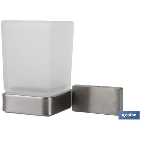 COFAN portavaso gama madeira inox 304 satin , Portavasos para baño, evita mojar o ensuciar las superficies del baño con el portavasos de Cofan Home. Perfecto para adaptarse a cual