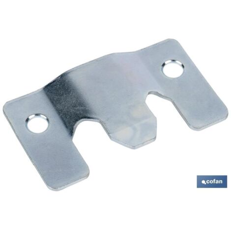 COFAN set 2 uds chapa anclaje zincada 60 x 35 mm venta unitaria