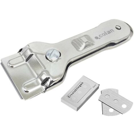 COFAN rasqueta de vitrocerámica inox. modelo sena 13,5 x 4,5 cm