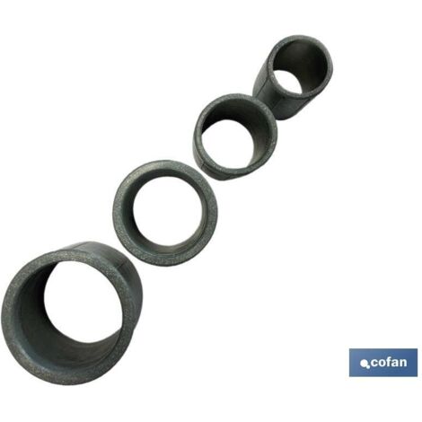 COFAN kit reduccion rft 4 uds plastico (32 a 25-20-16-13mm) , Kit de 4 unidades de Reducción RFT fabricado en plástico. Medidas diámetro: 32 a 25 - 20 - 16 - 13 mm