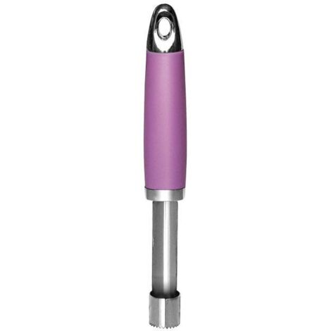 COFAN descorazonador  modelo sena morado 21 cm , Pelador de corazones de manzanas modelo Sena. Está fabricado en acero inoxidable 430 con cromo TPR y mango ergonómico en ABS de col