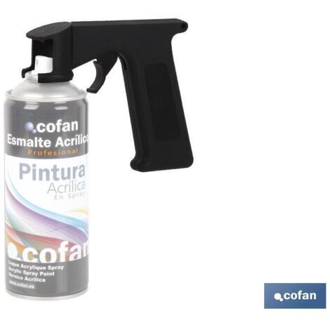 COFAN pistola para spray universal , Pistola para Spray Universal que permite trabajar con cualquier tipo de envases en spray de pinturas, lacas, disolventes, limpiadores, aflojato