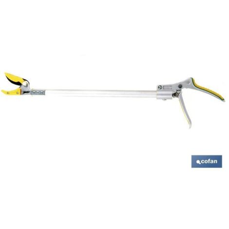 COFAN podadora largo alcance 630mm , Podadora de largo alcance con tijera y cuchilla de acero al carbono SK-5, bañada en polietileno PTFE antideslizante. Su dispositivo especial co