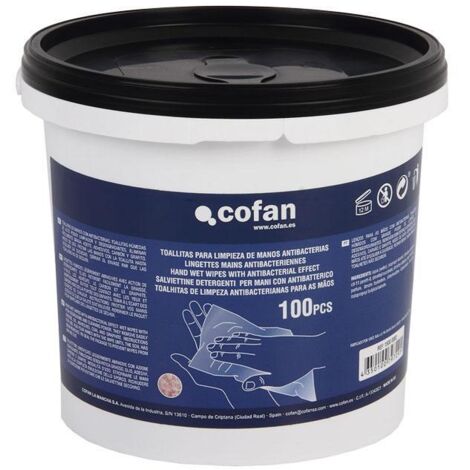 Toallitas Para Limpieza De Manos Antibacterias 100uds